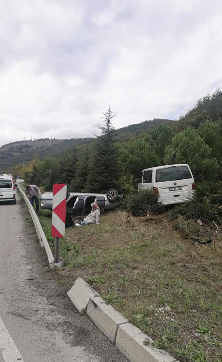 Samsun'da trafik kazası! 2 kişi yaralandı