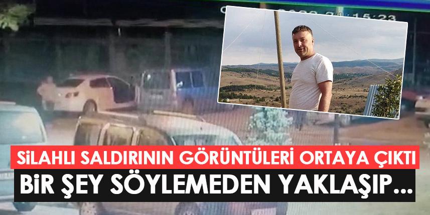 Gümüşhane'de İki çocuk babasının silahlı saldırıda öldüğü o anların görüntüsü ortaya çıktı