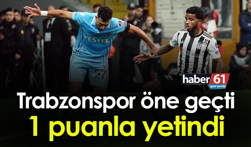 Trabzonspor öne geçtiği maçta 1 puanla yetindi