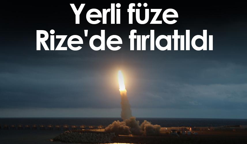 yerli füze 'Tayfun'un test atışı yapıldı.18 Ekim 2022