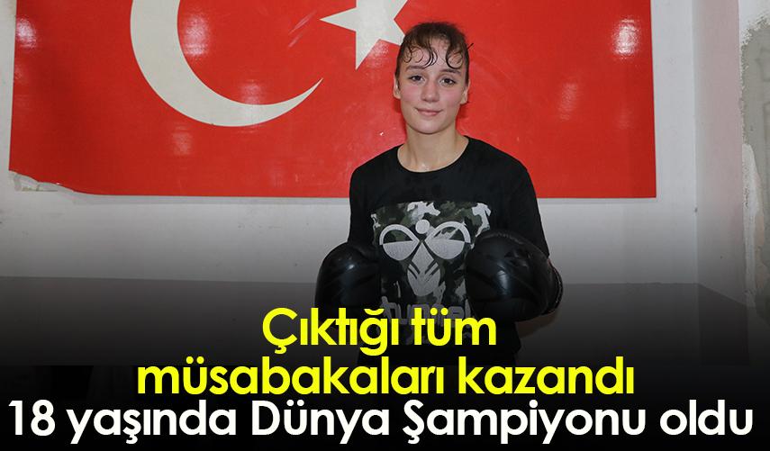 Çıktığı tüm müsabakaları kazandı! 18 yaşında Dünya Şampiyonu oldu