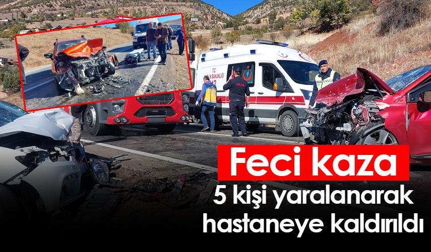 Giresun'da kaza: 5 kişi yaralanarak hastaneye kaldırıldı