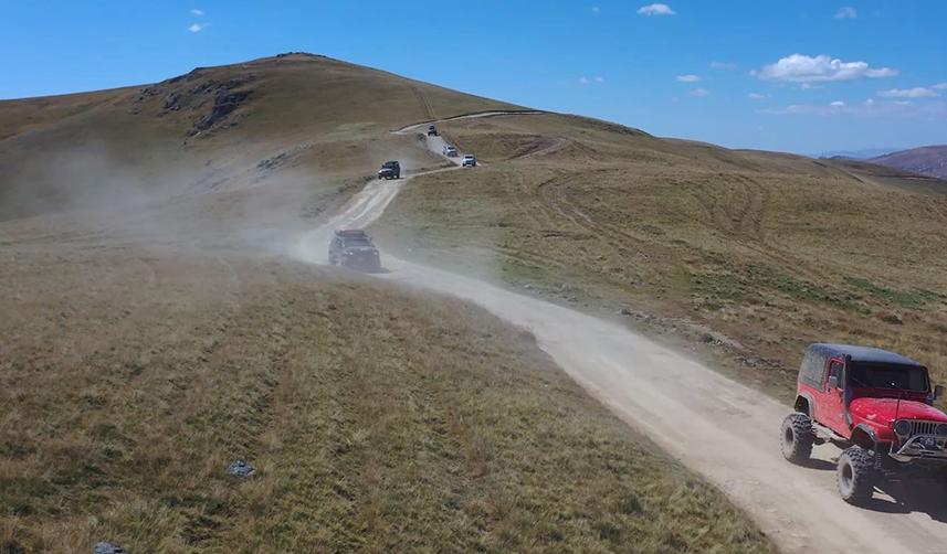 Off-Road tutkunlarından Giresun yaylalarında sonbahar safarisi