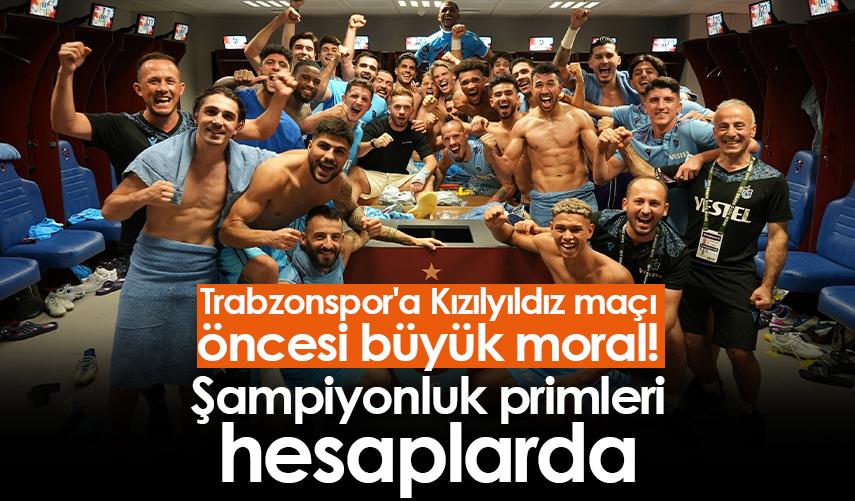 Trabzonspor'a Kızılyıldız maçı öncesi büyük moral! Şampiyonluk primleri hesaplarda