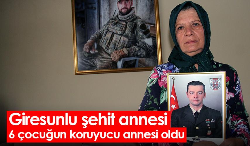 Giresunlu şehit annesi, 6 çocuğun koruyucu annesi oldu