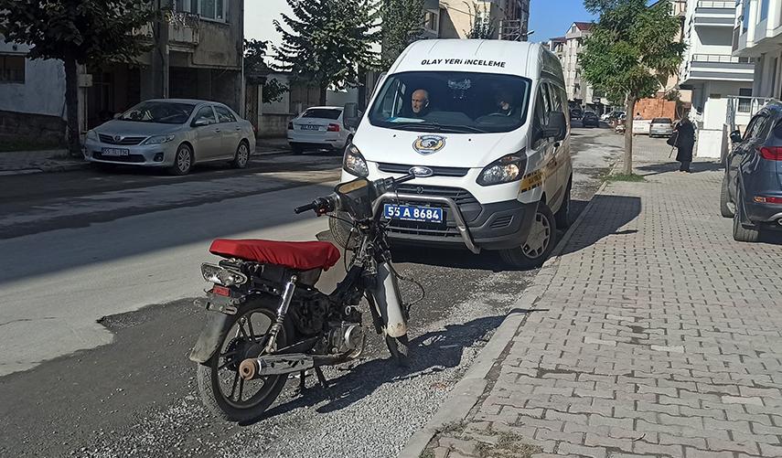 Samsun'da çalıntı motosiklet ele geçirildi: 1 gözaltı