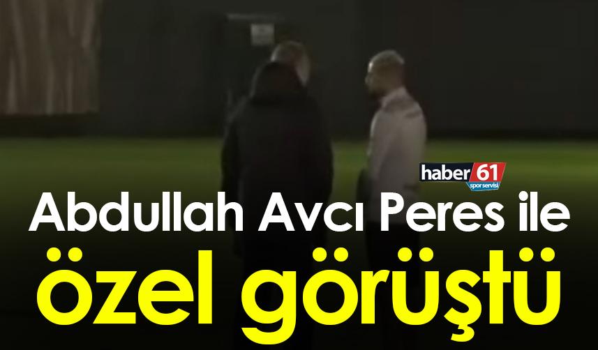 Trabzonspor'da Abdullah Avcı Bruno Peres ile özel görüştü