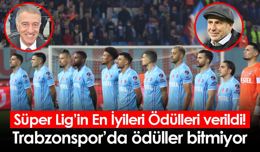 Süper Lig’in En İyileri Ödülleri verildi! Trabzonspor’da ödüller bitmiyor