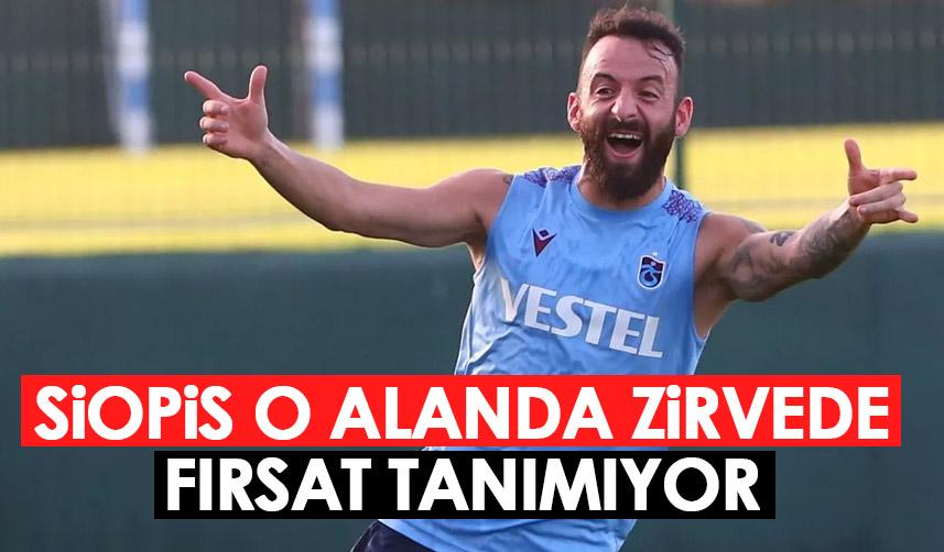 Trabzonspor'un yıldızı Siopis bu alanda zirvede