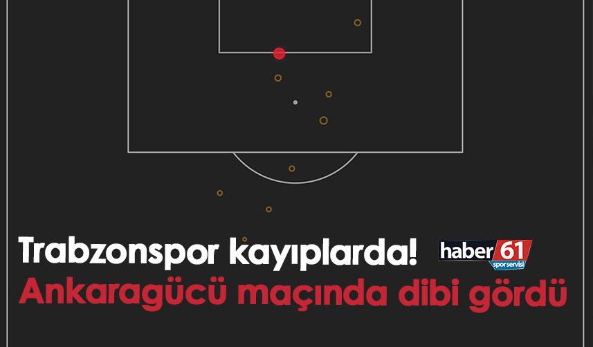 Trabzonspor kayıplarda! Ankaragücü maçında dibi gördü