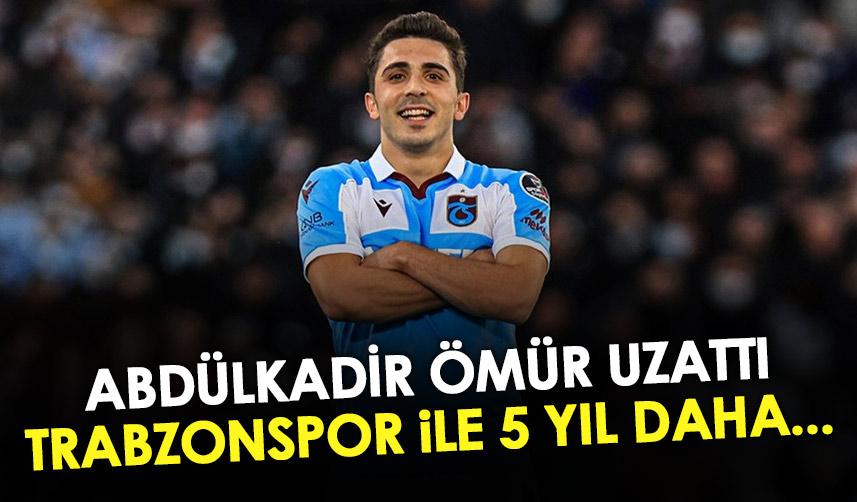 Trabzonspor Abdülkadir Ömür'ü resmen açıkladı! 5 yıllık imza