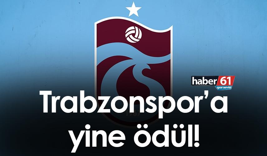 Trabzonspor’a yine ödül