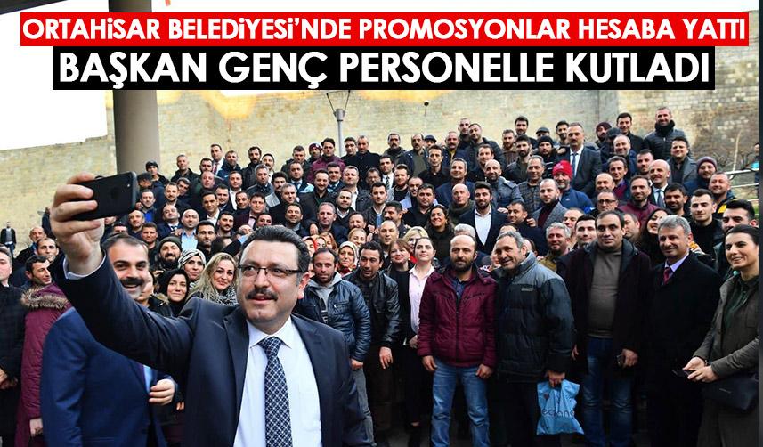 Ortahisar belediyesi’nde promosyonlar hesaba yattı! Başkan genç selfie ile kutladı