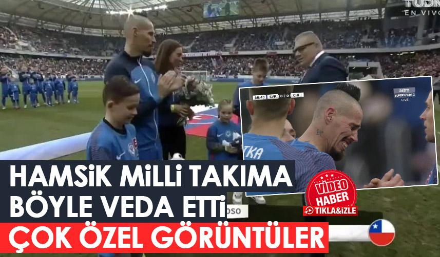 Trabzonspor'un yıldızı Marek Hamsik veda etti! Çok özel görüntüler