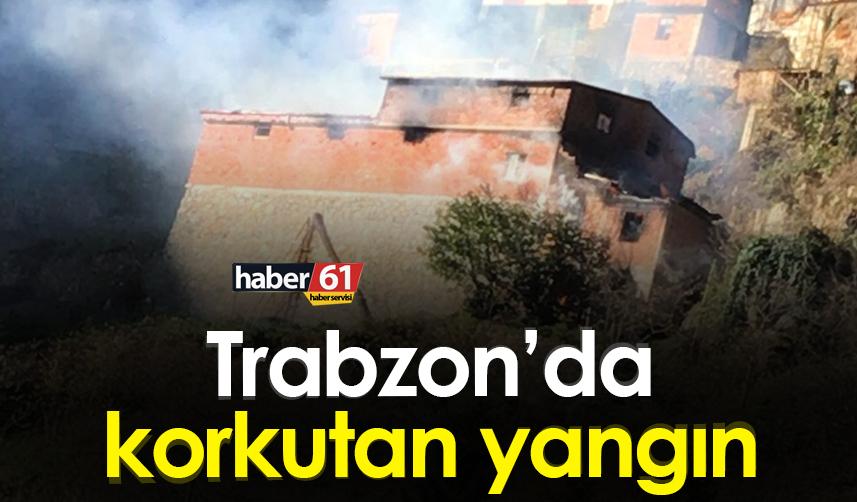 Trabzon'da korkutan yangın!