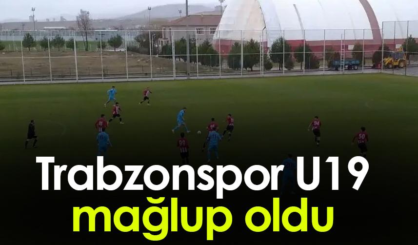 Trabzonspor U19 mağlup oldu