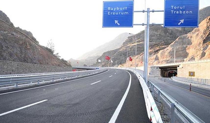 Gümüşhane-Bayburt yolunda çalışma - 29 Kasım 2022