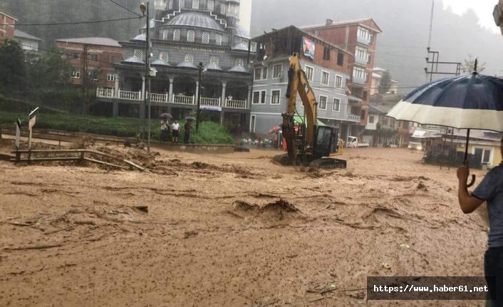 Rize'ye acil taşkın uyarısı