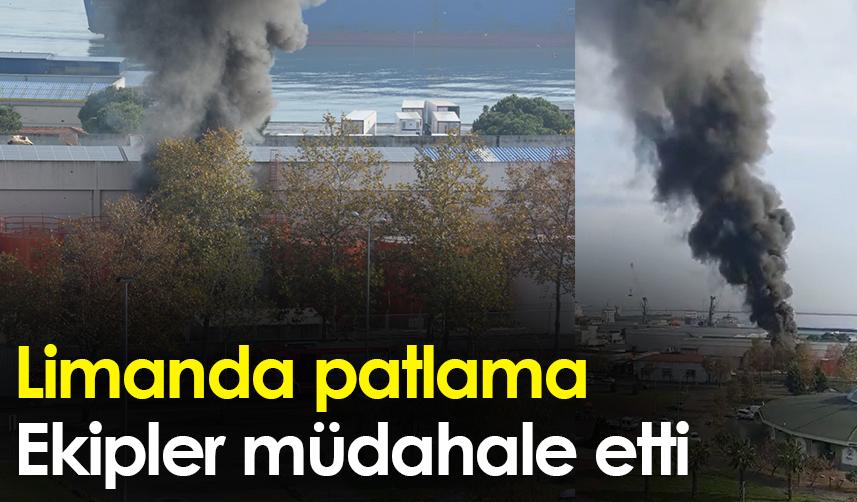 Samsun Limanında patlama meydana geldi