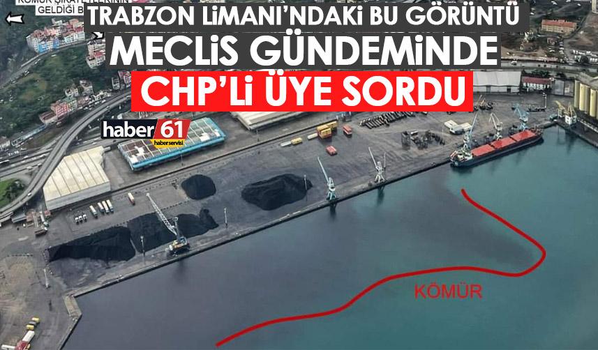 Trabzon Limanı’nda denizdeki kömür kirliliği meclis gündeminde!