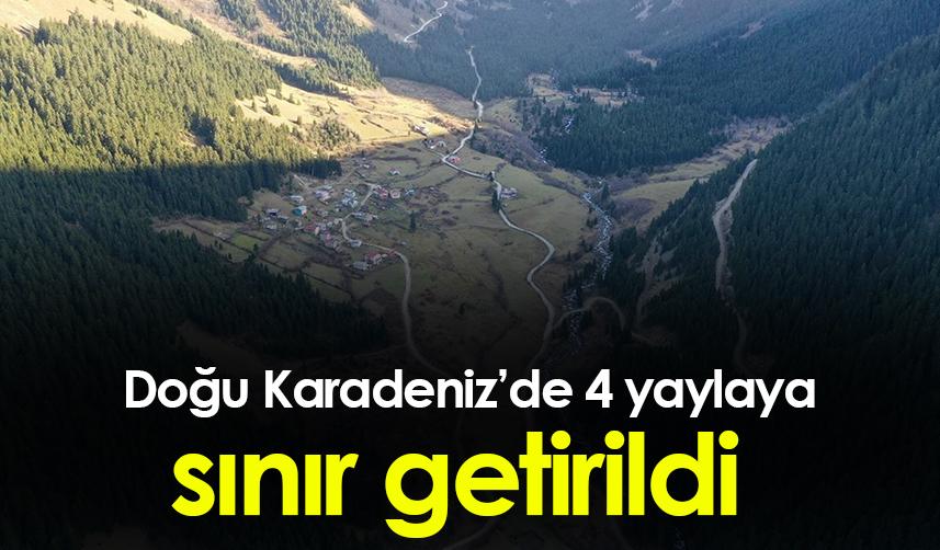 Rize’nin 4 yaylasına ikişer kat sınırı