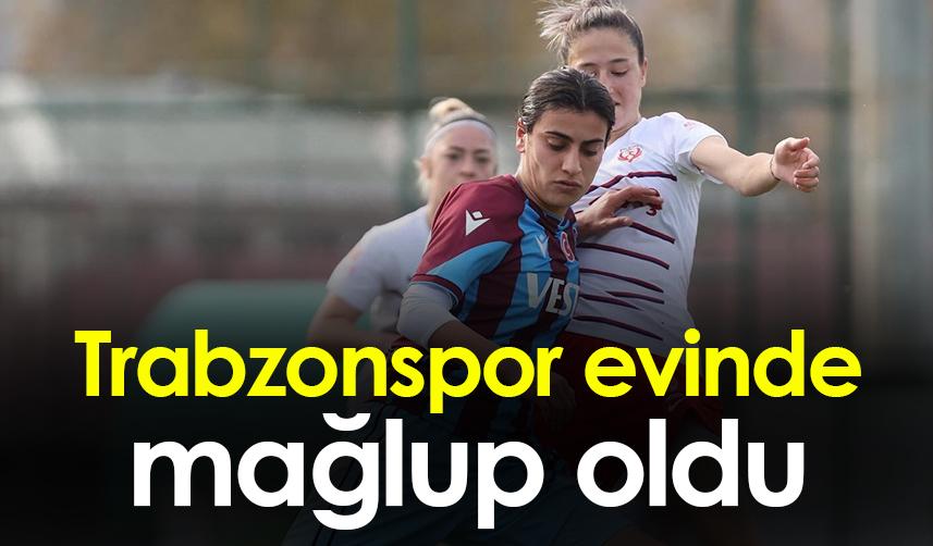 Trabzonspor evinde mağlup oldu