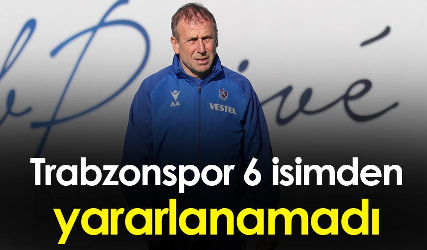 Trabzonspor'da 6 isim hiç kullanılmadı