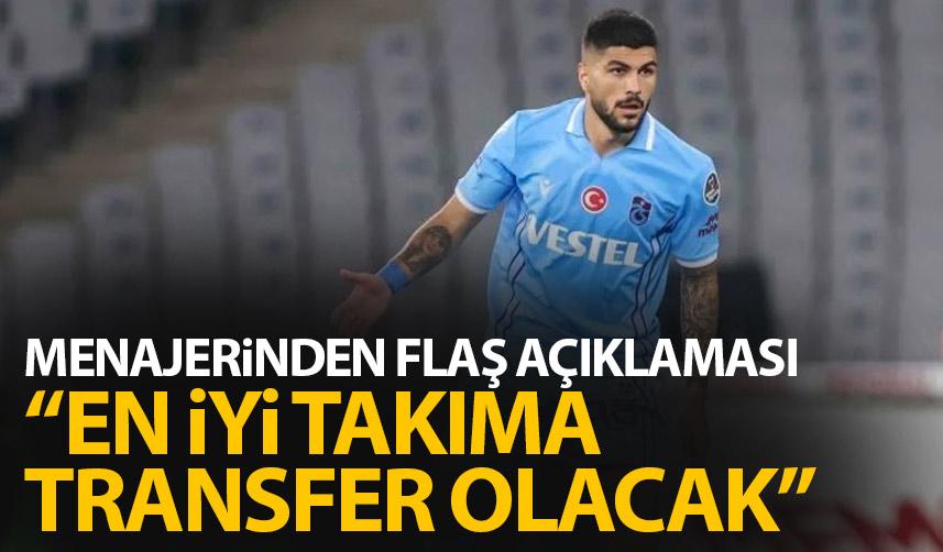 Trabzonspor'un yıldızı Eren Elmalı'nın menajerinden flaş açıklama: En iyi kulüplerden birine transfer olacak