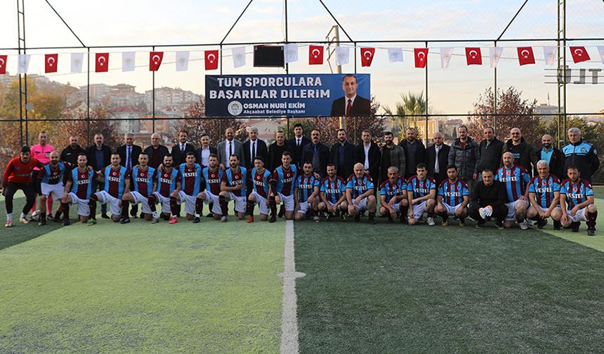 Akçaabat’ta Belediyeler arası futbol turnuvası