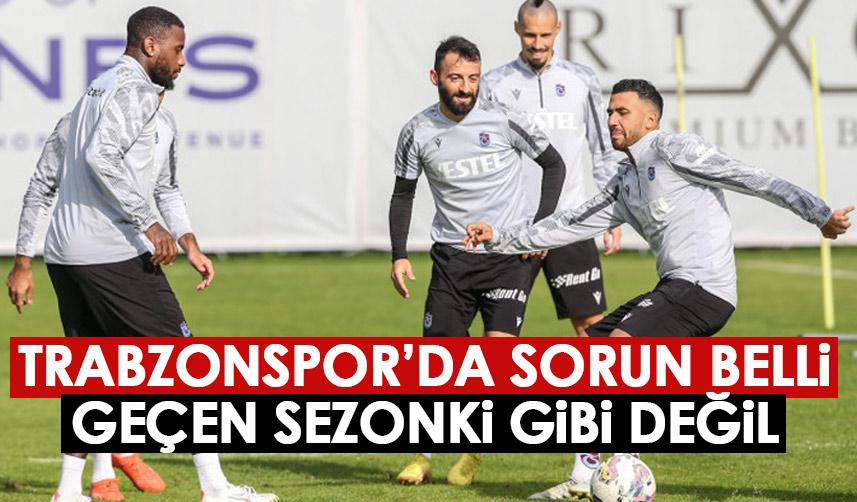 Trabzonspor’da sorun belli! Geçen sezondan farklı olarak...