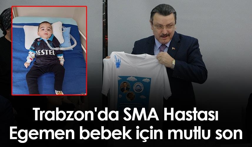 Trabzon'da SMA Hastası Egemen bebek için mutlu son