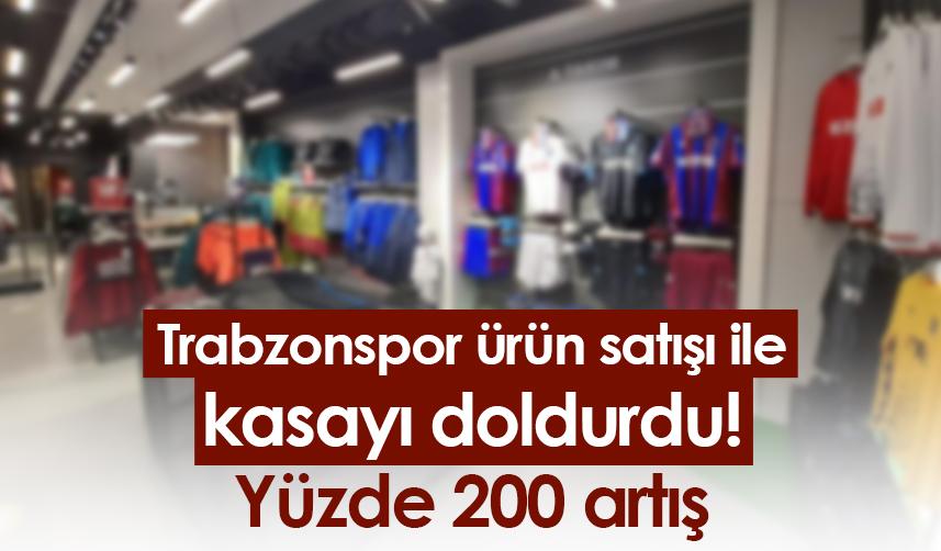 Trabzonspor ürün satışı ile kasayı doldurdu! Yüzde 200 artış