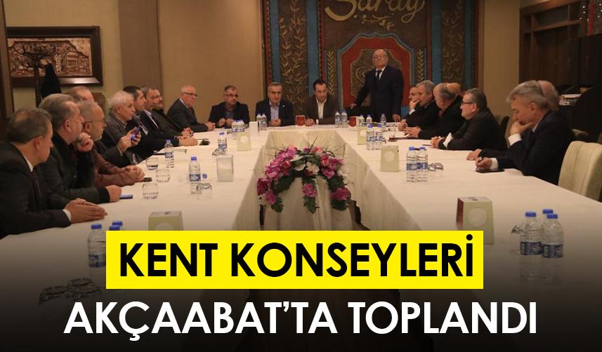 Kent konseyleri Akçaabat'ta toplandı