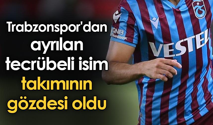 Trabzonspor'dan ayrılan tecrübeli isim takımının gözdesi oldu