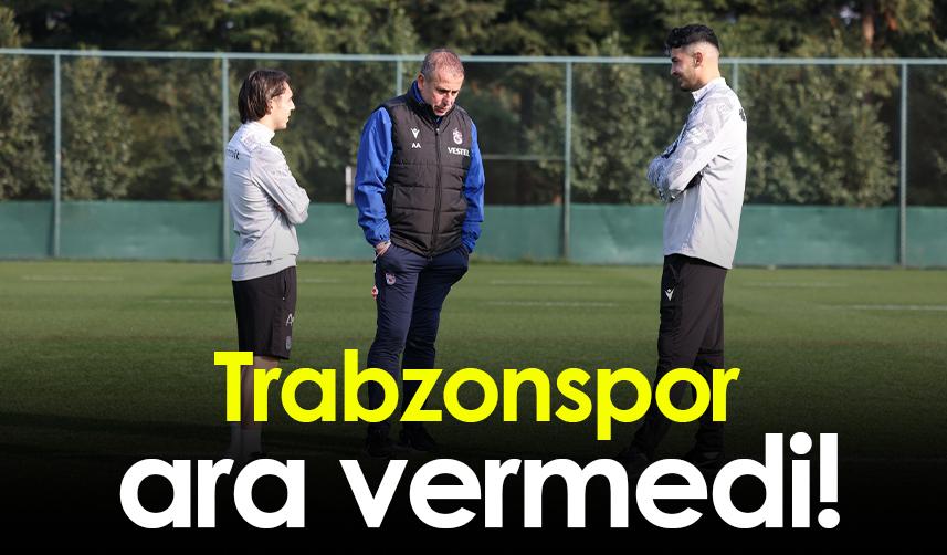 Trabzonspor'da Avcı ara vermedi! Karagümrük hazırlıkları hemen başladı