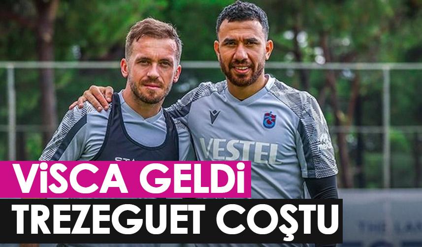 Trabzonspor'da Visca geldi Trezeguet coştu