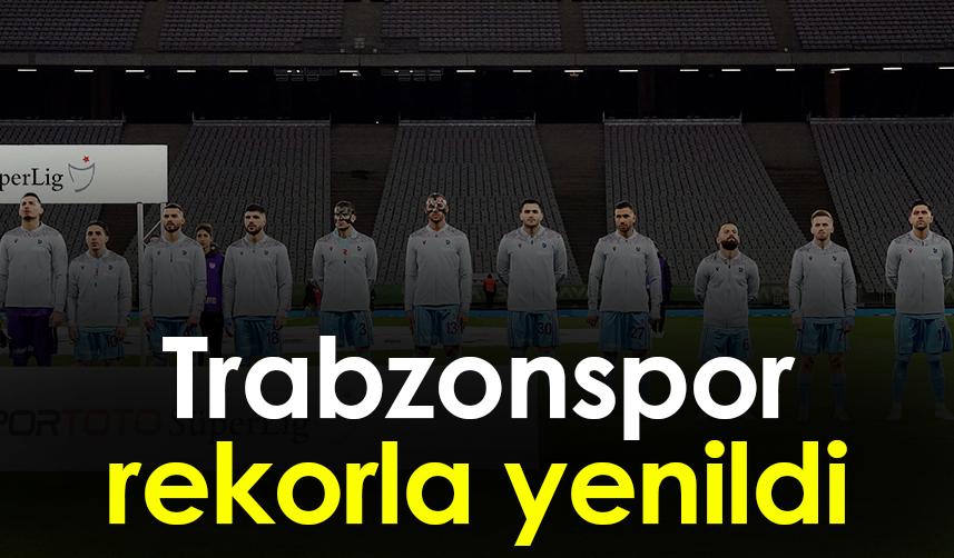 Trabzonspor rekorla yenildi