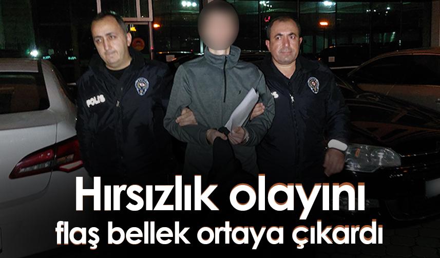 Samsun'da hırsızlık olayını flaş bellek ortaya çıkardı