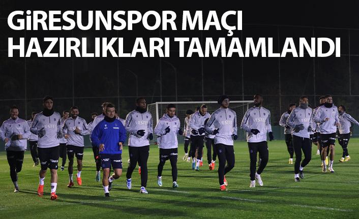 Trabzonspor'da Giresunspor maçı hazırlıkları tamam