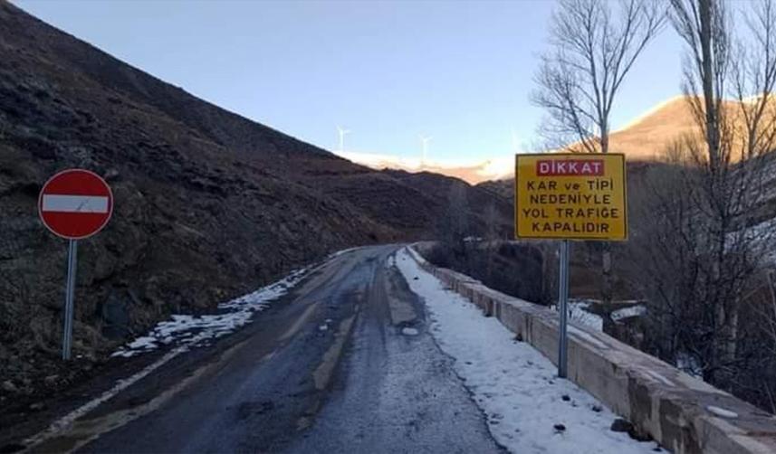 Bayburt'ta navigasyonun saptırdığı yol trafiğe bahara kadar kapatıldı