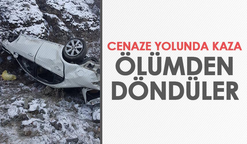 Giresun'da Cenaze yolunda trafik kazası: 6 yaralı