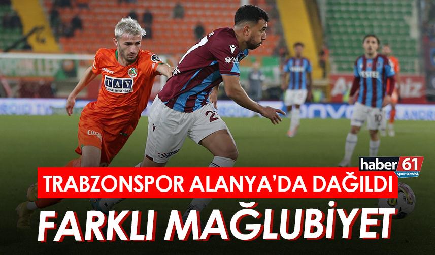 Trabzonspor Alanya'da dağıldı! Farklı mağlubiyet