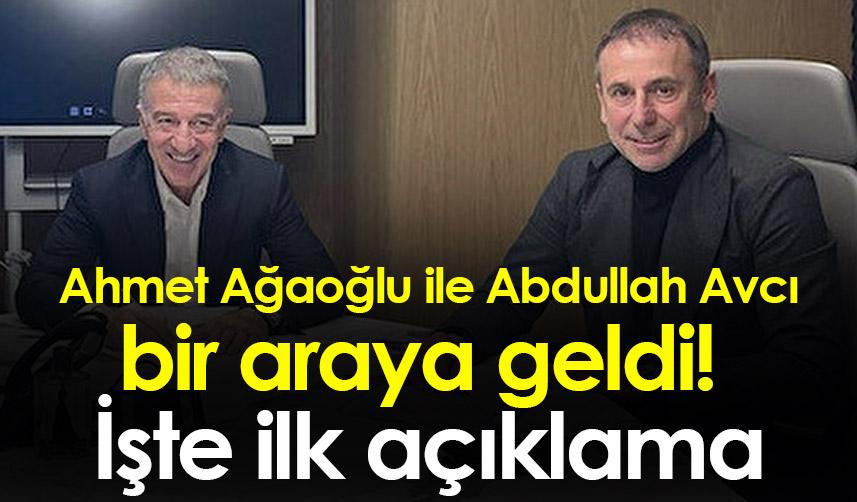 Trabzonspor'da Ahmet Ağaoğlu ile Abdullah Avcı bir araya geldi! İşte ilk açıklama