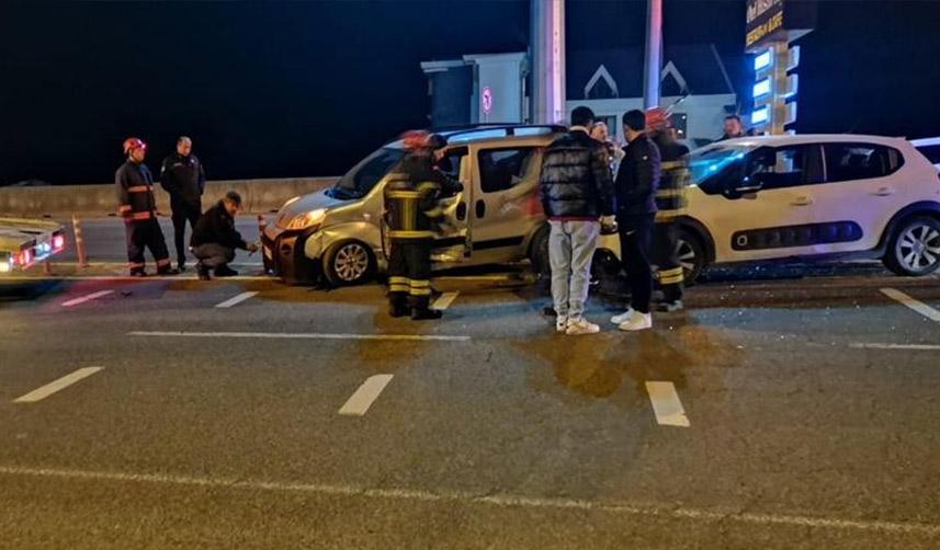 Ordu'da hafif ticari araç ile otomobil çarpıştı: 1 yaralı