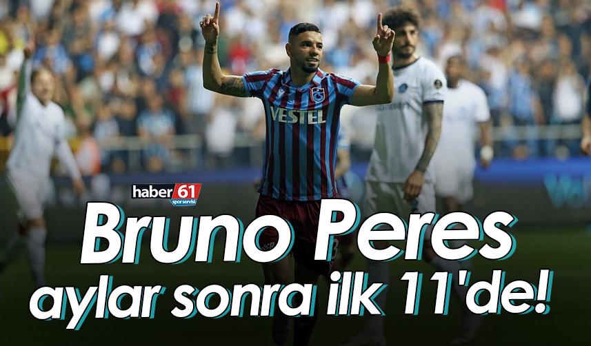 Trabzonspor'da Peres aylar sonra ilk 11'de!