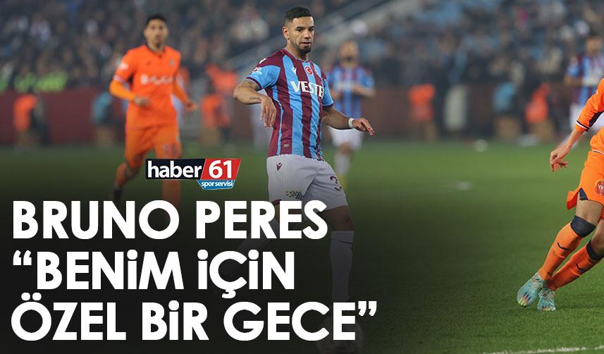 Trabzonspor'un yıldızı Peres "Benim için özel bir gece"