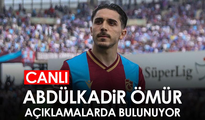 Abdülkadir Ömür açıklamalarda bulunuyor