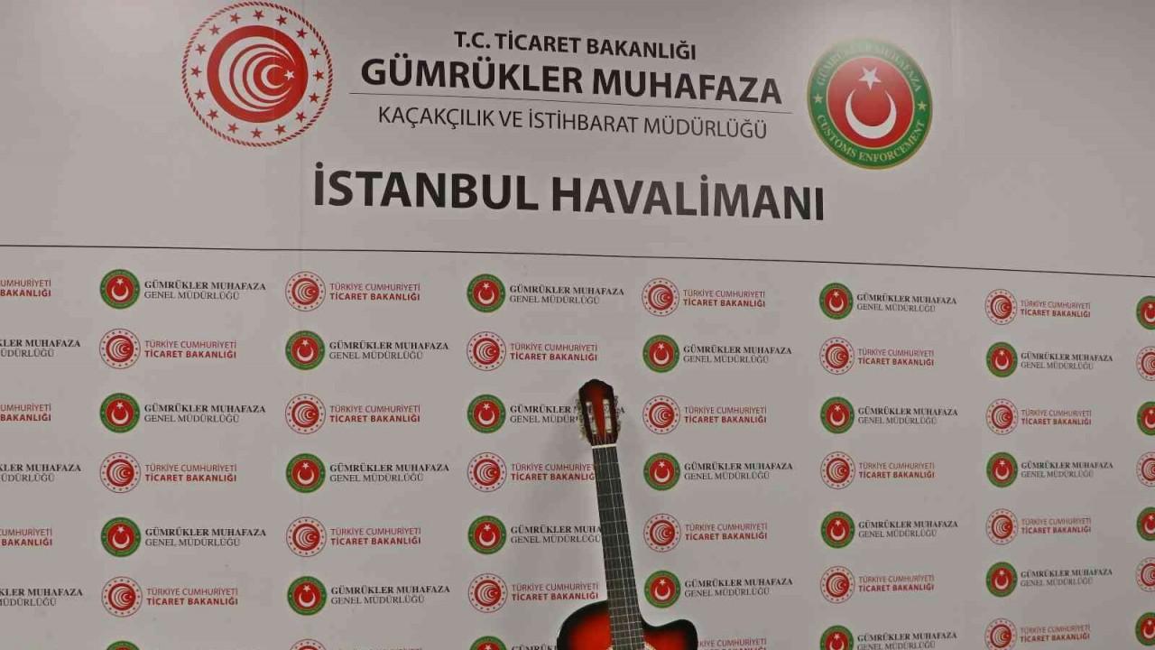 İstanbul Havalimanı’nda uyuşturucu operasyonları: Gitar kılıfından ve terlik tabanından uyuşturucu çıktı