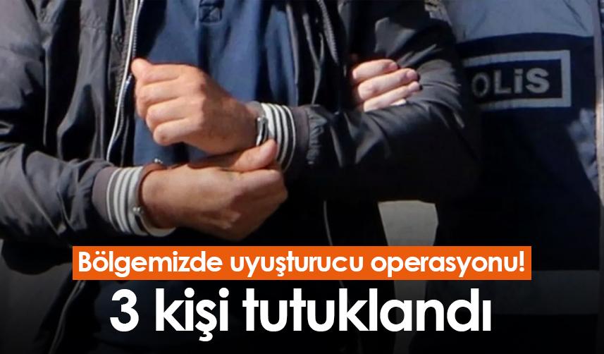 Samsun'da uyuşturucu operasyonu! 3 kişi tutuklandı