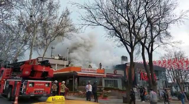 Bakırköy’de restoranda yangın